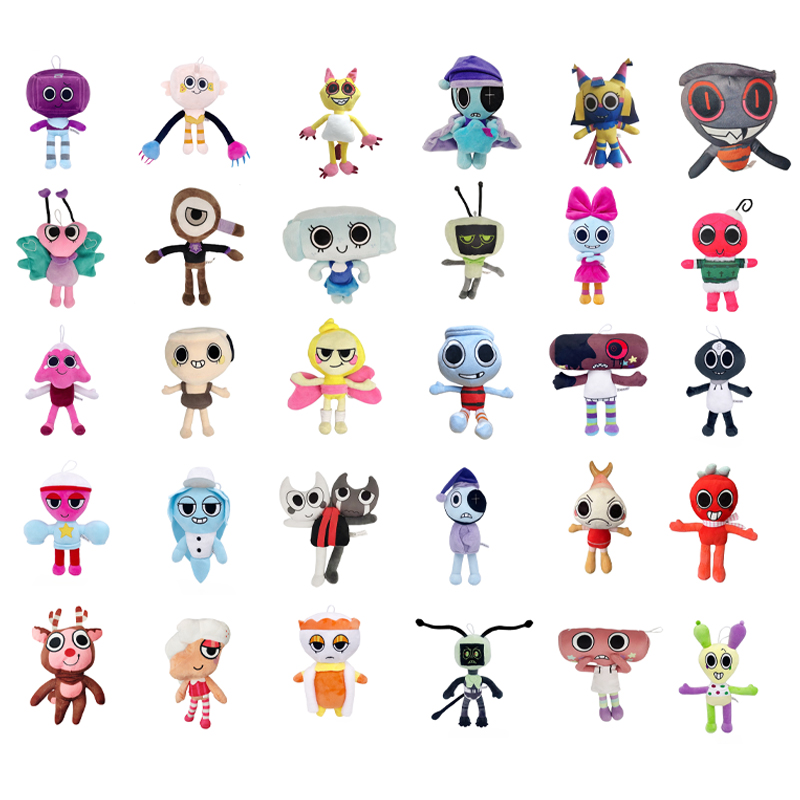 Kids Toys Unique - ตุ๊กตาสัตว์ประหลาดสุดพิเศษ นุ่มนิ่ม ขนฟู แปลกตา ตัวการ์ตูนแฟนตาซีหลากหลายสไตล์ ของเล่นตุ๊กตาสัตว์