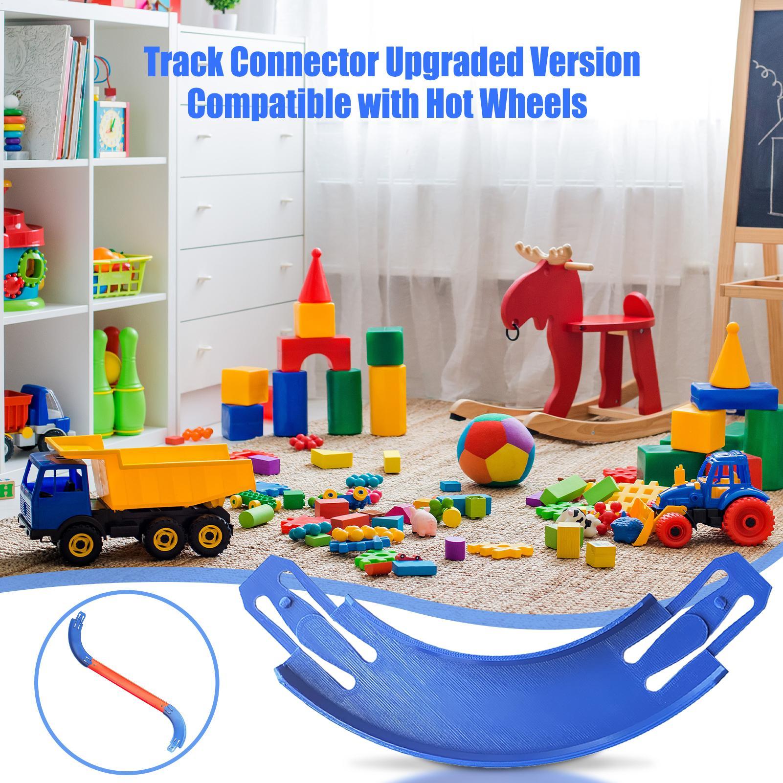 Kids Toys Cycle - ตัวเชื่อมต่อรางรถของเล่นพร้อมล้อ 90 องศา รถแข่ง รถของเล่น รถซุปเปอร์แทร็ค