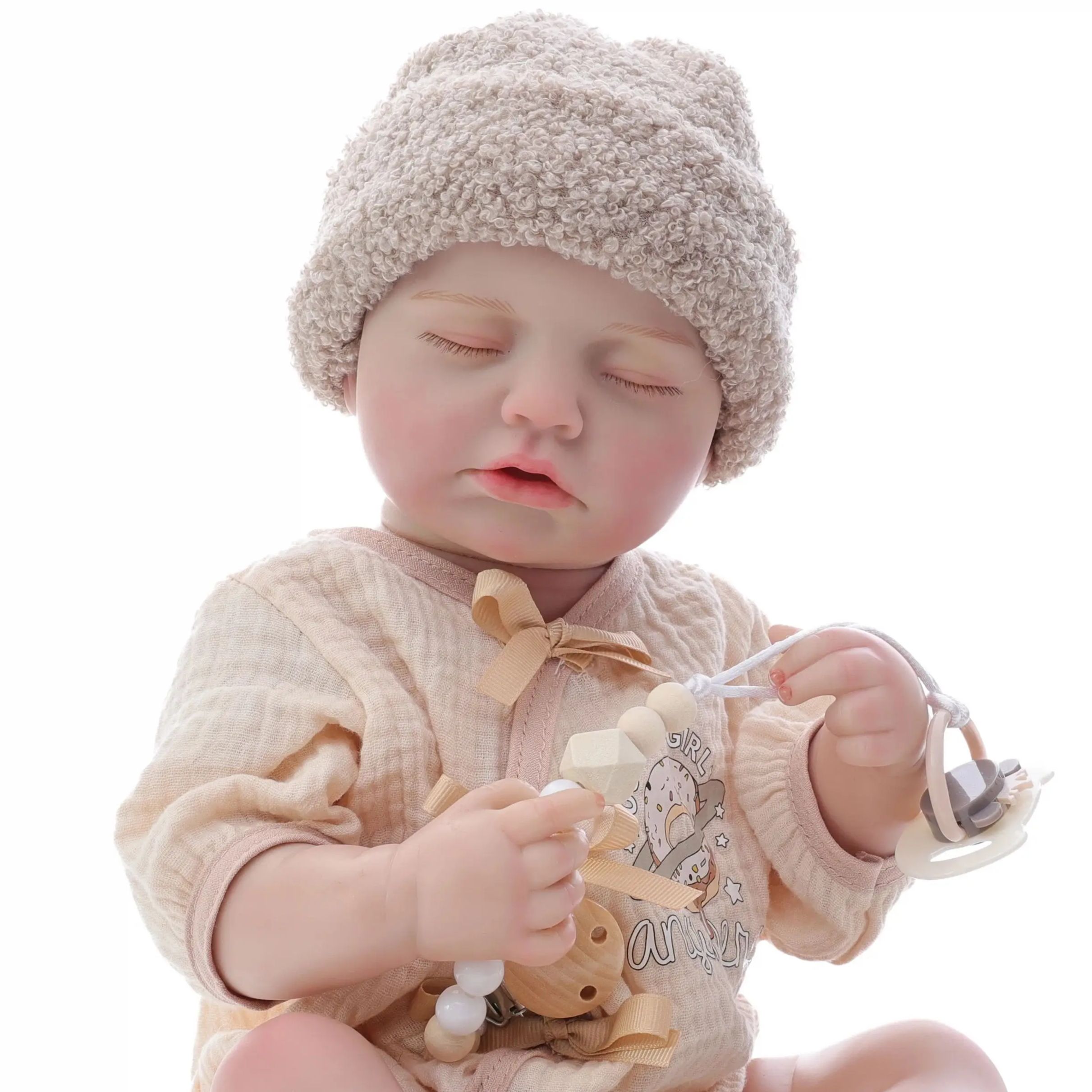 Kids Toys Quality - Cloveray ตุ๊กตาทารกเกิดใหม่แบบสมจริง ขนาด 20 นิ้ว (48