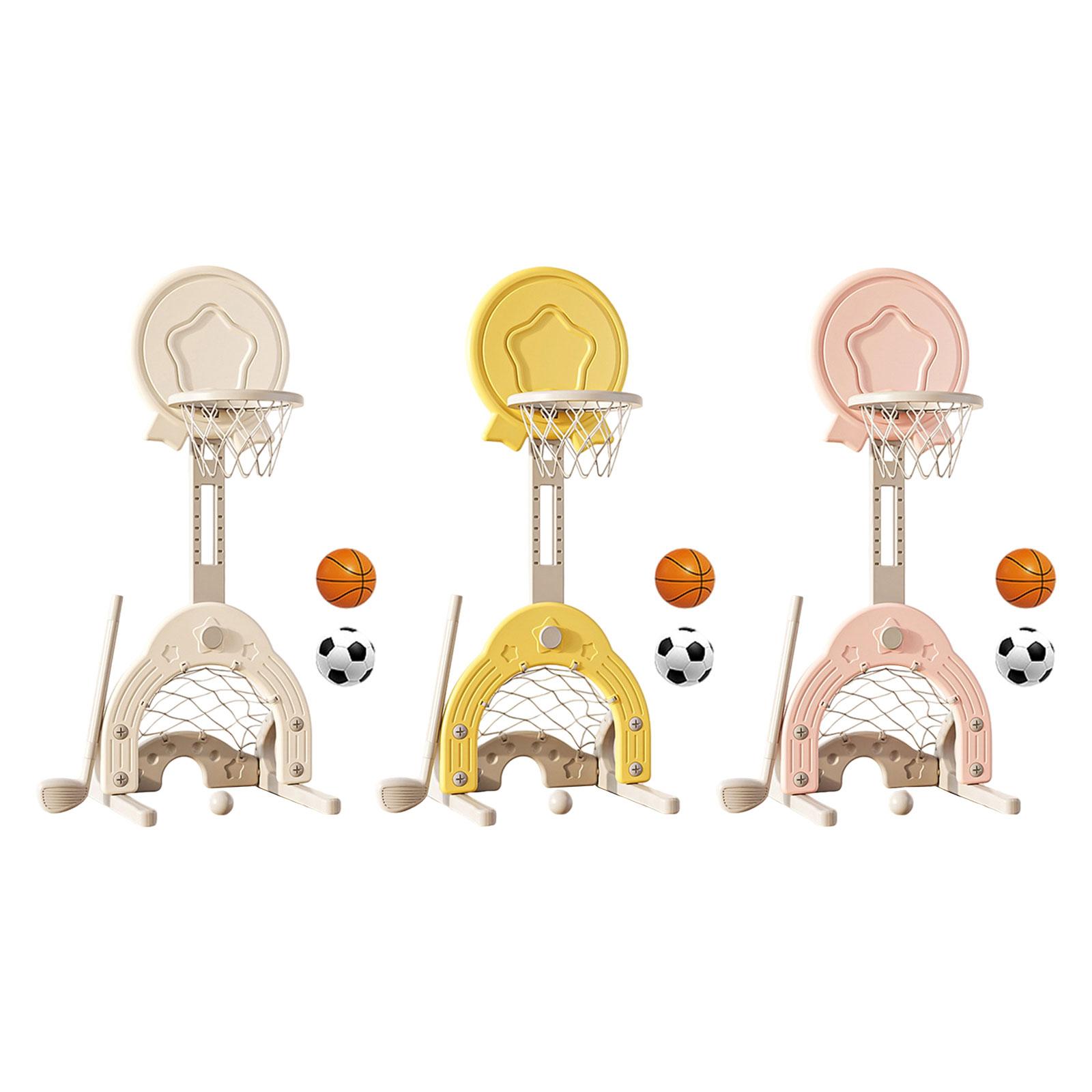 Basketball Hoop Kids Indoor - ชุดห่วงบาสเก็ตบอล3อิน1ของเล่นกีฬากลางแจ้งในร่มสำหรับงานปาร์ตี้คาร์นิวัล