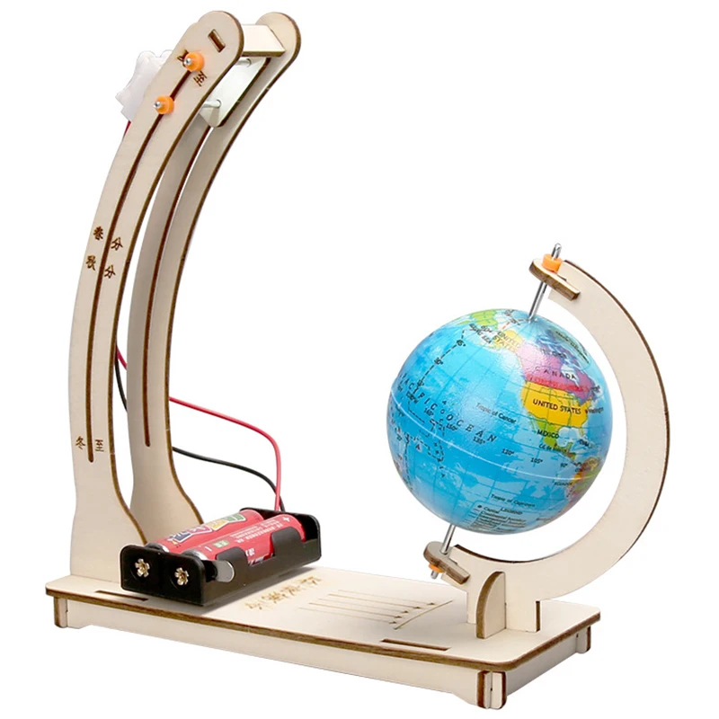 Kids Toys Cycle - ชุดทดลองวิทยาศาสตร์ STEM ชุดจำลองวงจรกลางวันกลางคืนของโลก แบบจำลอง DIY สำหรับเด็กอายุ