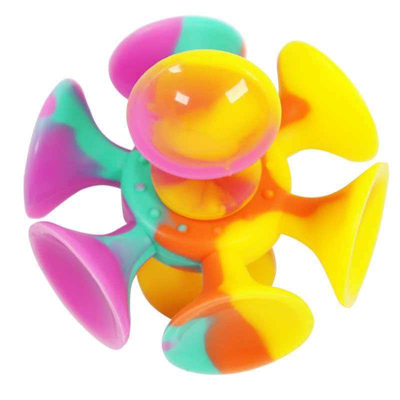 Kids Toys Unique - ของเล่นซิลิโคนแบบถ้วยดูดสุญญากาศ ช่วยผ่อนคลายความวิตกกังวล บรรเทาอาการสมาธิสั้น ของเล่นคลายเครียด สำหรับผู้ใหญ่และเด็ก ของชำร่วยงานปาร์ตี้