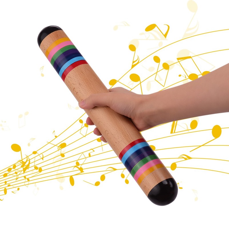 Kids Toys Quality - ใหม่ไม้ Rainstick Rainmaker Rain Shaker เครื่องดนตรีคุณภาพสูงของเล่นสายรุ้งสีสําหรับเด็กผู้ใหญ่