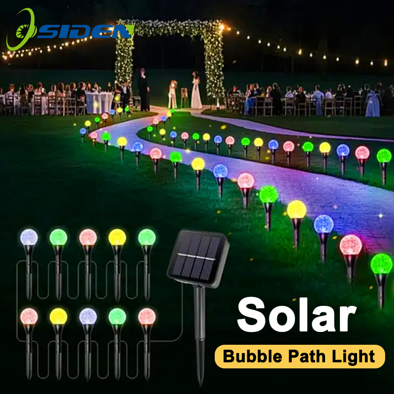 Bubble Machine Outdoor - ไฟ LED พลังงานแสงอาทิตย์ 30 ดวง รูปทรงลูกบอล