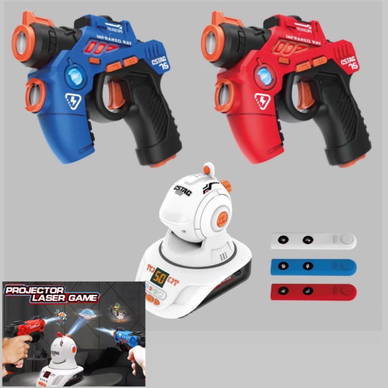 Laser Tag Set Kids - CSTAG โปรเจคเตอร์เป็ด Hunt เกมยิงเด็กของขวัญของเล่นเด็กเลเซอร์แท็กอินฟราเรดมินิปืนพกปืน Battle เกมในร่ม