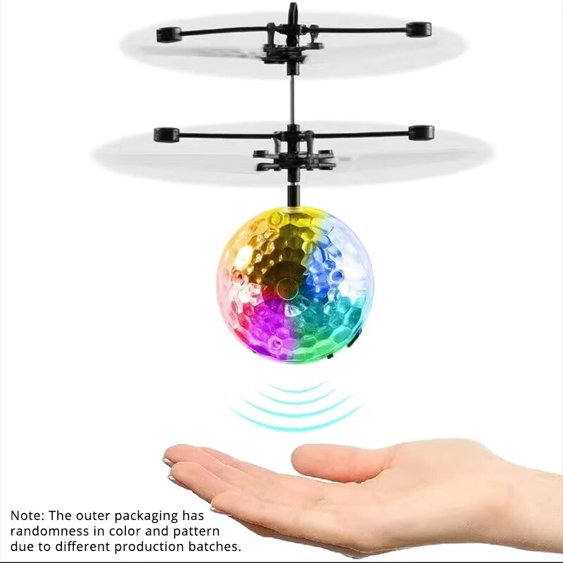 Kids Toys Unique - ลูกบอลคริสตัล LED กันสะเทือนแบบเหนี่ยวนำอินฟราเรดควบคุมท่าทาง RC ของเล่นเรืองแสงสีสันสดใสของขวัญที่ไม่เหมือนใครสำหรับเด็ก