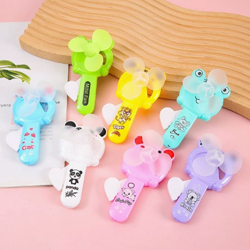 Kids Toys Quality - 5 ชิ้นคุณภาพสูง Mini ฤดูร้อนมือความดันพัดลมแบบพกพาของเล่นของขวัญวันเกิดพัดลมการ์ตูนของขวัญพัดลมเด็กผู้ใหญ่