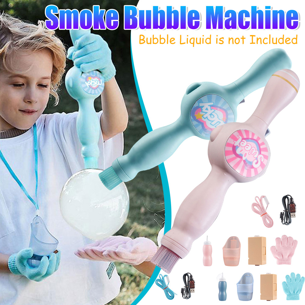 Bubble Machine Outdoor - เครื่องทำฟองสบู่แบบยืดหยุ่น พกพาสะดวก สำหรับเด็ก งานปาร์ตี้กลางแจ้ง ฤดูร้อน เล่นน้ำ