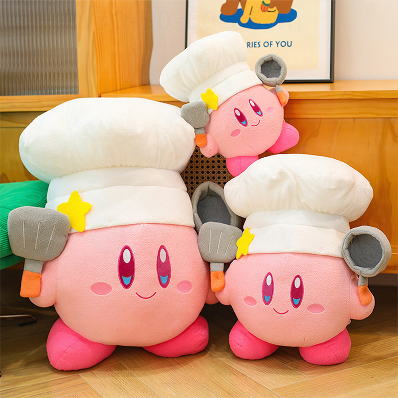Best Kids Toys Xmas - ตุ๊กตาเคอร์บี้เชฟ ขนาดใหญ่ 70 ซม. น่ารัก ของเล่นตุ๊กตาสัตว์ยัดไส้
