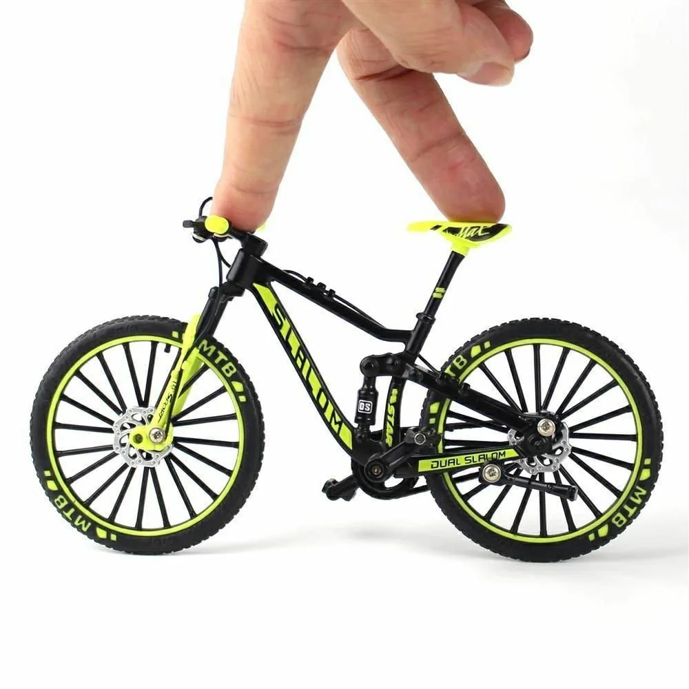 Kids Toys Cycle - 1:10 มินิจักรยานเสือภูเขารุ่นDiecastโลหะFinger Racingจักรยานพับขี่จักรยานเครื่องประดับของเล่นสําหรับเด็กผู้ใหญ่