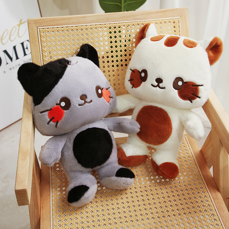 Best Kids Toys Xmas - ของเล่นแมวยัดไส้ตุ๊กตาแมวเหมียวนุ่มสำหรับเด็กรูปสัตว์ของเล่นสำหรับสาวน้อย kado ulang tahun ที่ดีที่สุดสำหรับ Xmas