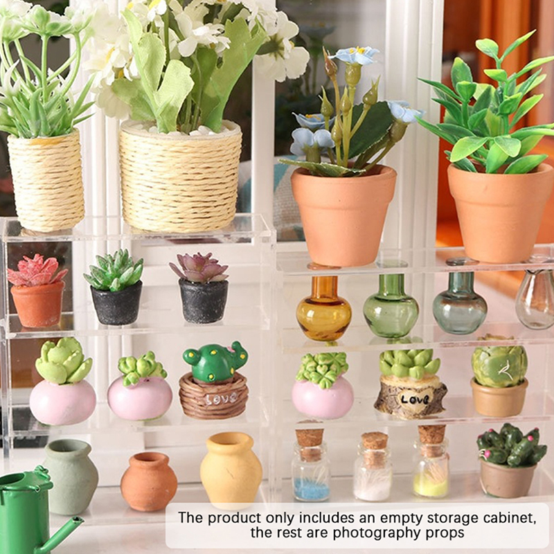 ตู้โชว์ตุ๊กตาขนาด 1:12 แบบหลาย - Dollhouse Furniture Set บทวิจารณ์และราคา
