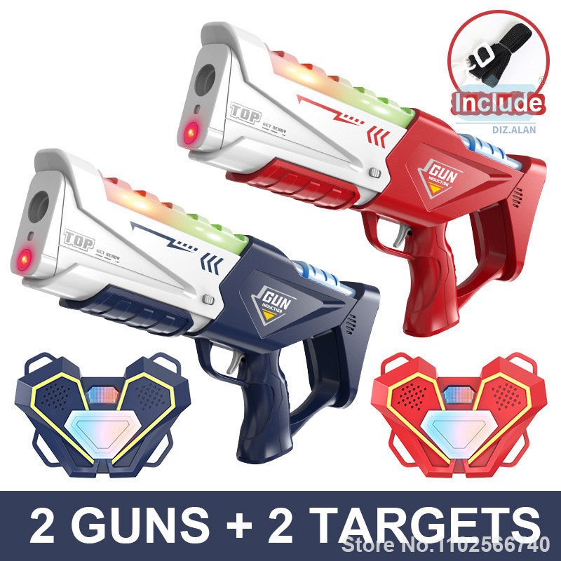 ปืนของเล่นอินฟราเรด 35 ซม. สำห - Laser Tag Set Kids บทวิจารณ์และราคา