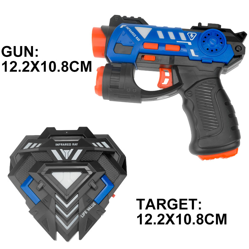 ชุดปืนอินฟราเรดสำหรับเด็ก ปืนข - Laser Tag Set Kids บทวิจารณ์และราคา