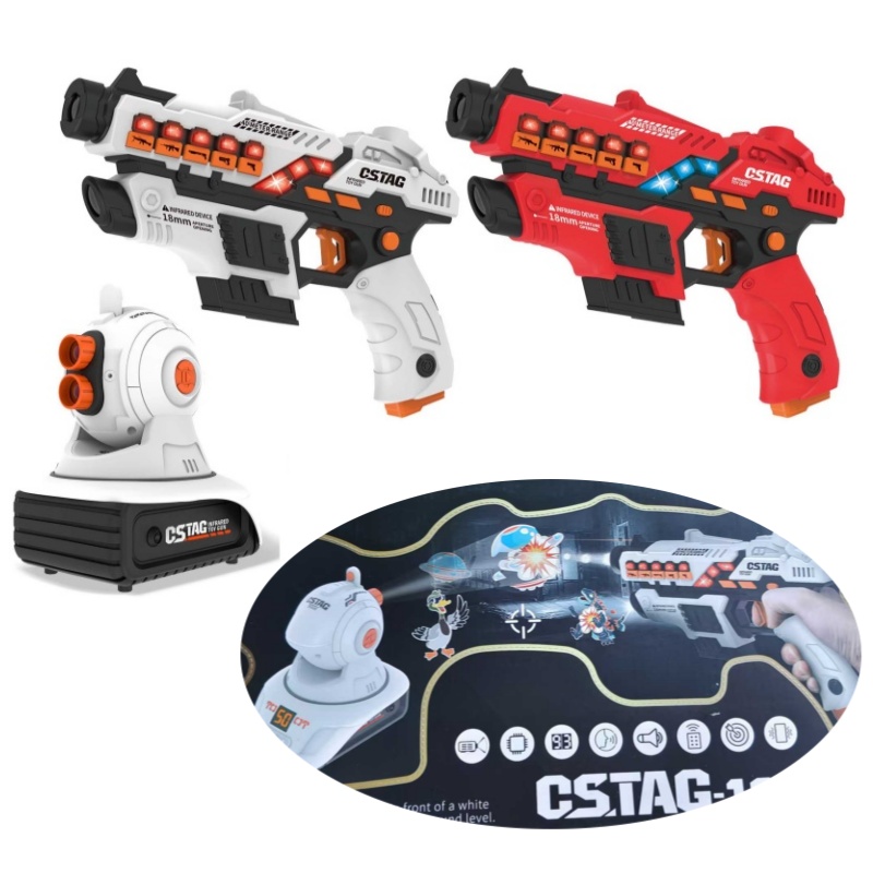 CSTAG โปรเจคเตอร์เกมยิงปืนชุดเ - Laser Tag Set Kids บทวิจารณ์และราคา