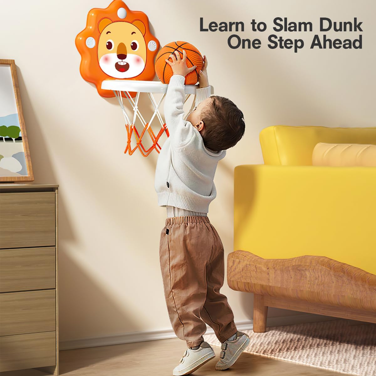 ห่วงบาสเก็ตบอลมินิสำหรับเด็กวั - Basketball Hoop Kids Indoor บทวิจารณ์และราคา