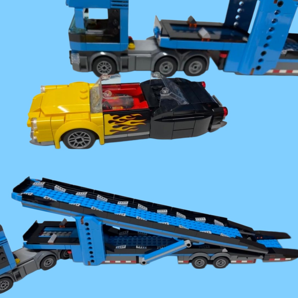 ตัวต่อรถบรรทุกขนส่งรถยนต์ซีรีส - Lego Set Creator บทวิจารณ์และราคา