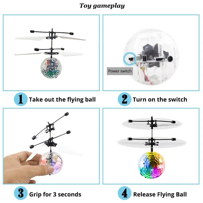 ไฟ LED แขวนลอยทรงคริสตัลบอล คว - Kids Toys Unique บทวิจารณ์และราคา