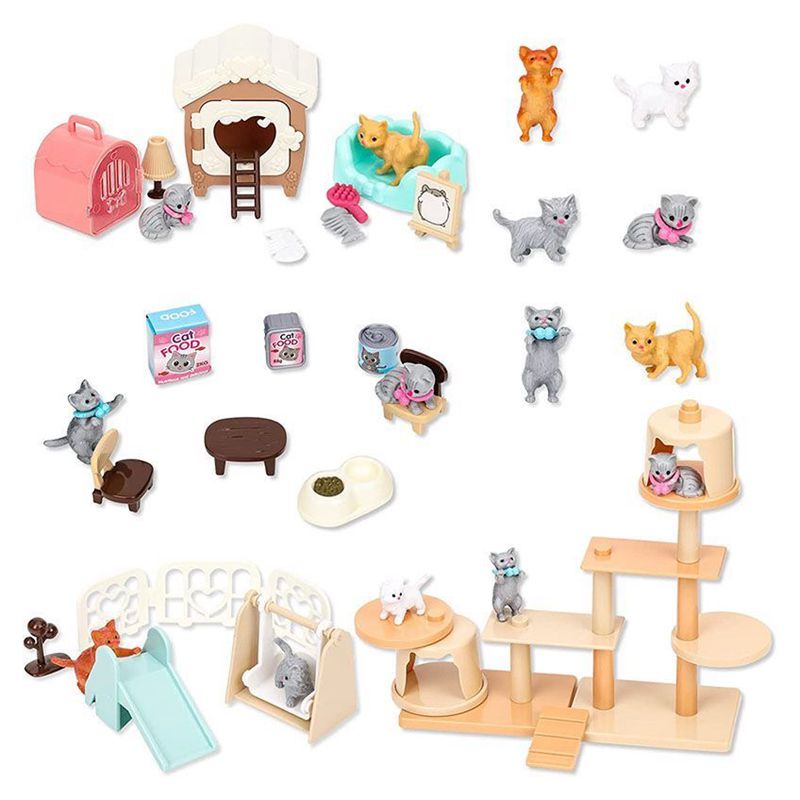 แมวส่วนสัตว์เลี้ยงชุด Kawaii ร - Dollhouse Furniture Set บทวิจารณ์และราคา