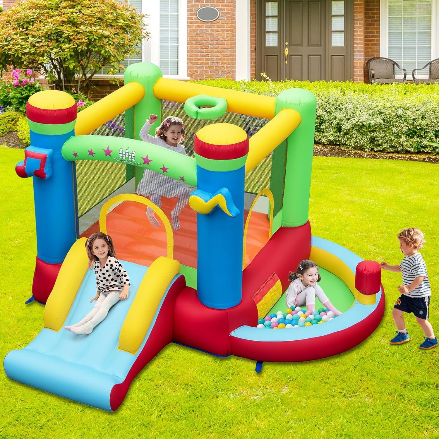 บ้านลมพร้อมบ่อบอล, บ้านลมสำหรั - Basketball Hoop Kids Indoor บทวิจารณ์และราคา