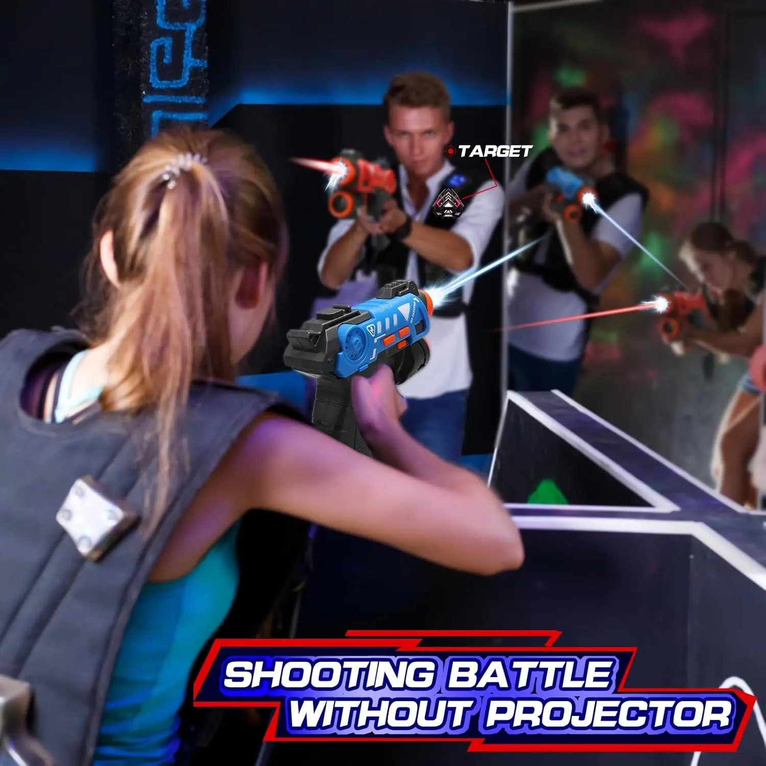 ชุดปืนเลเซอร์แท็ก 2 ผู้เล่น, ป - Laser Tag Set Kids บทวิจารณ์และราคา