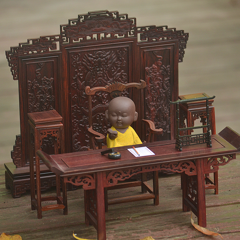 สไตล์จีนโบราณตุ๊กตาจิ๋วเฟอร์นิ - Dollhouse Furniture Set บทวิจารณ์และราคา