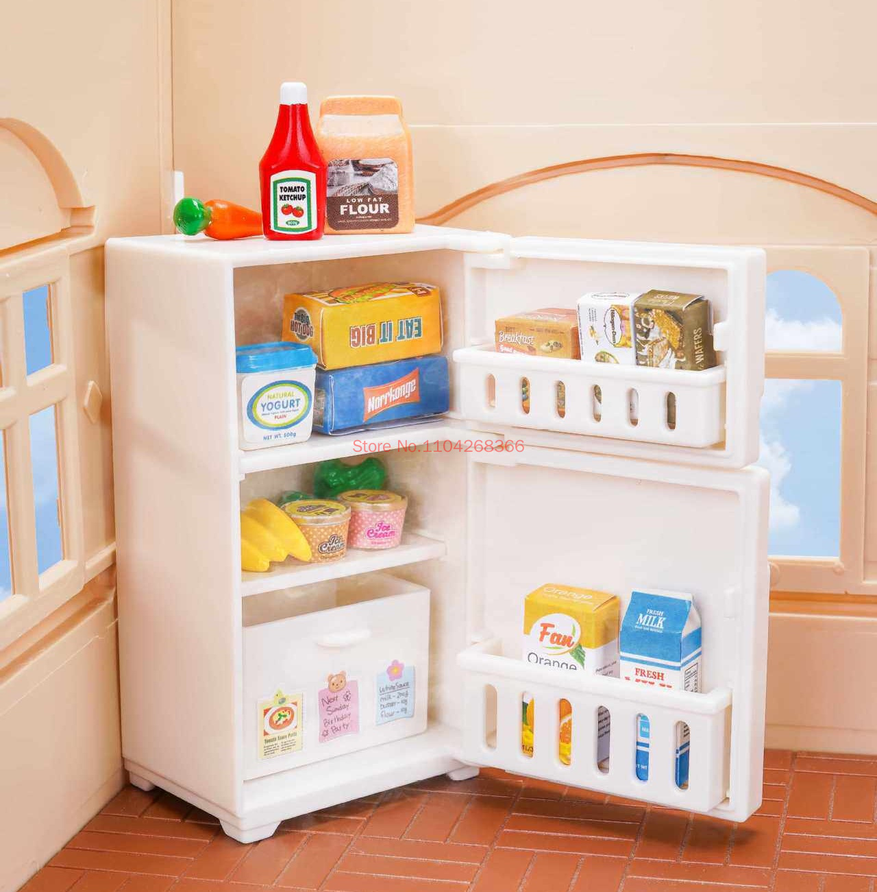 ชุดเฟอร์นิเจอร์ครัว ห้องน้ำ ห้ - Dollhouse Furniture Set บทวิจารณ์และราคา