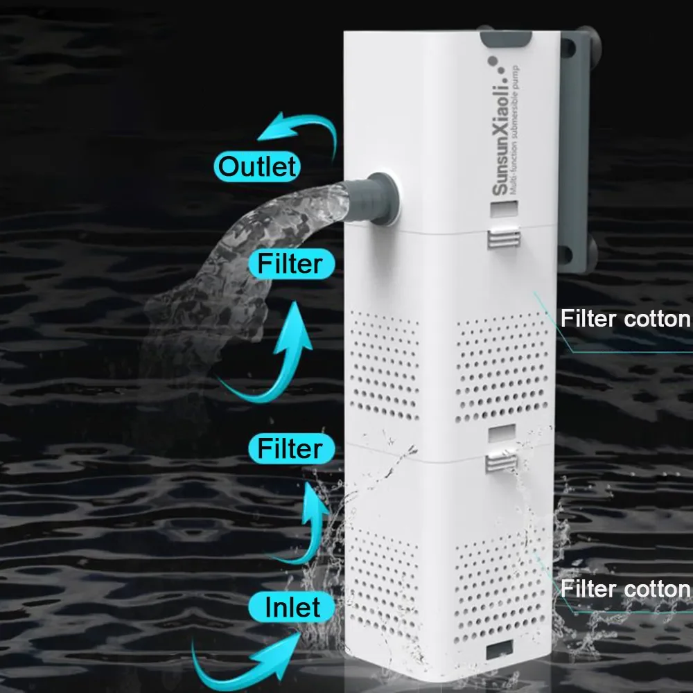 3 In 1 Aquarium ปั๊มกรอง Aquar - Bubble Machine Outdoor บทวิจารณ์และราคา