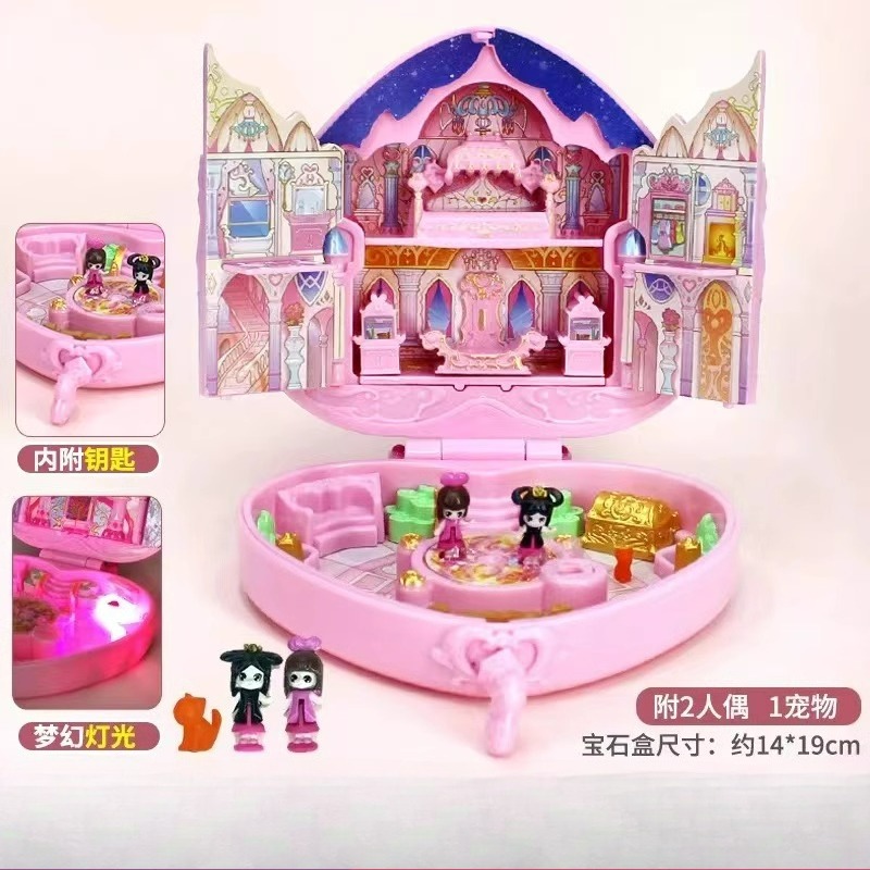 กล่องอัญมณีดอกไม้ปราสาทตุ๊กตาเ - Kids Toys Unique บทวิจารณ์และราคา