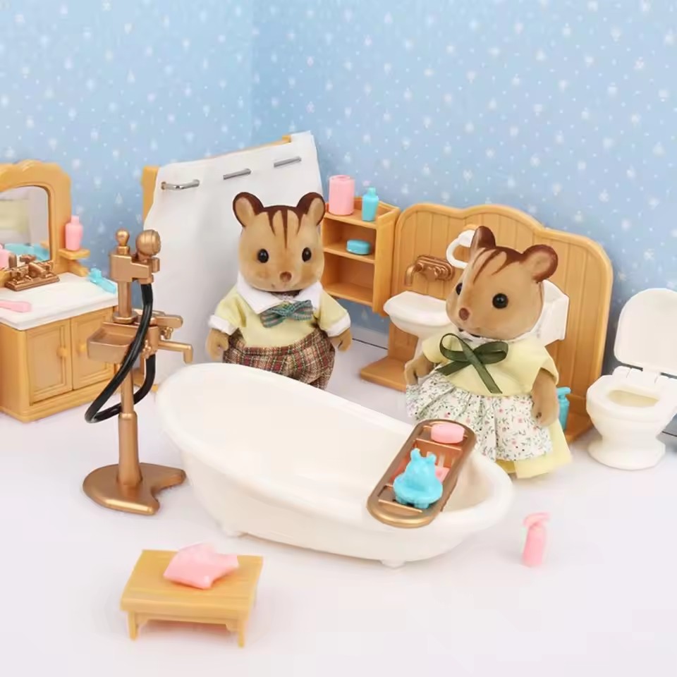 1/12 สเกลชุดเฟอร์นิเจอร์บ้านตุ - Dollhouse Furniture Set บทวิจารณ์และราคา