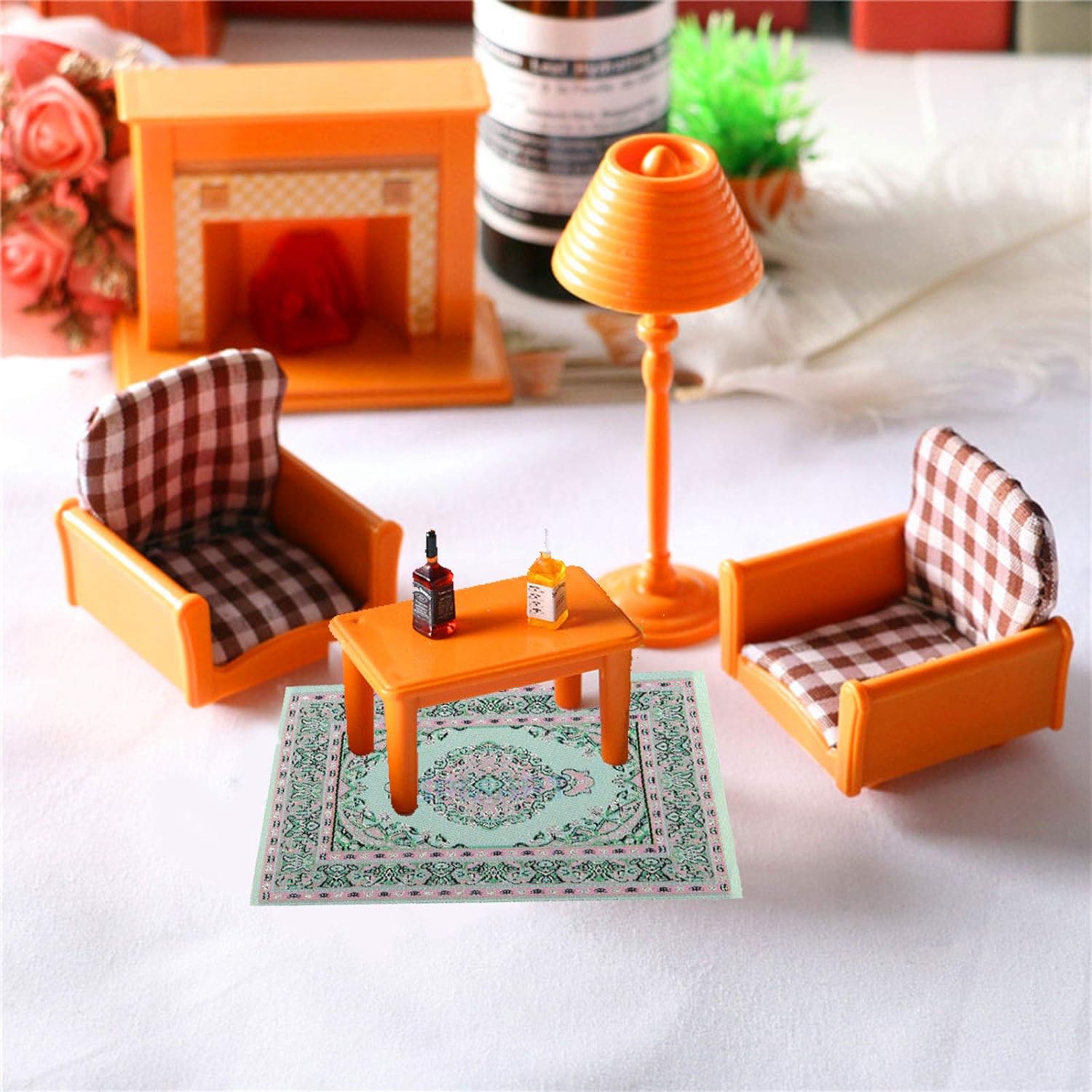1/12 สเกลชุดเฟอร์นิเจอร์บ้านตุ - Dollhouse Furniture Set บทวิจารณ์และราคา