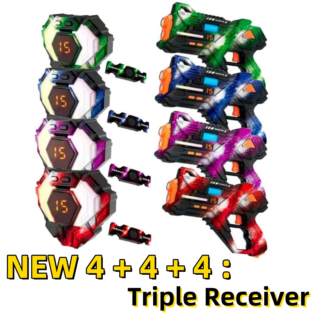 CSTAG 4x4x4 เลเซอร์แท็กปืนชุด  - Laser Tag Set Kids บทวิจารณ์และราคา