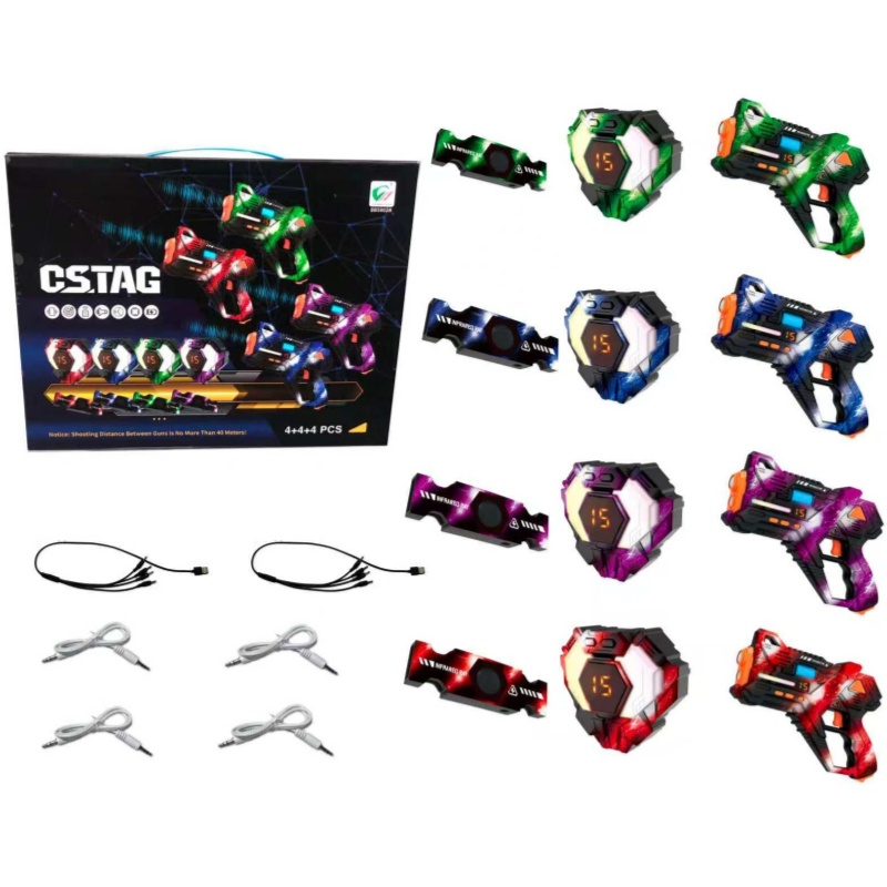 CSTAG 4x4x4 เลเซอร์แท็กปืนชุด  - Laser Tag Set Kids บทวิจารณ์และราคา