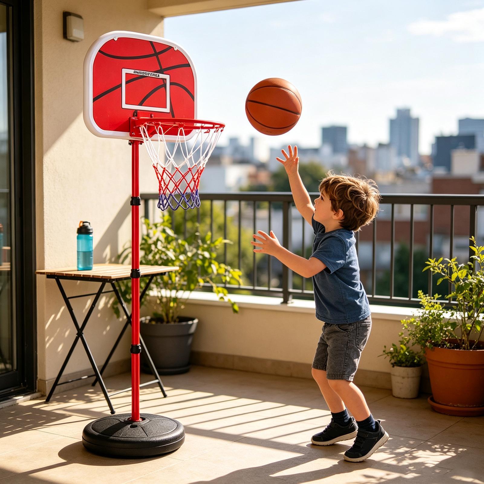ห่วงบาสเก็ตบอลสำหรับเด็ก ปรับร - Basketball Hoop Kids Indoor บทวิจารณ์และราคา