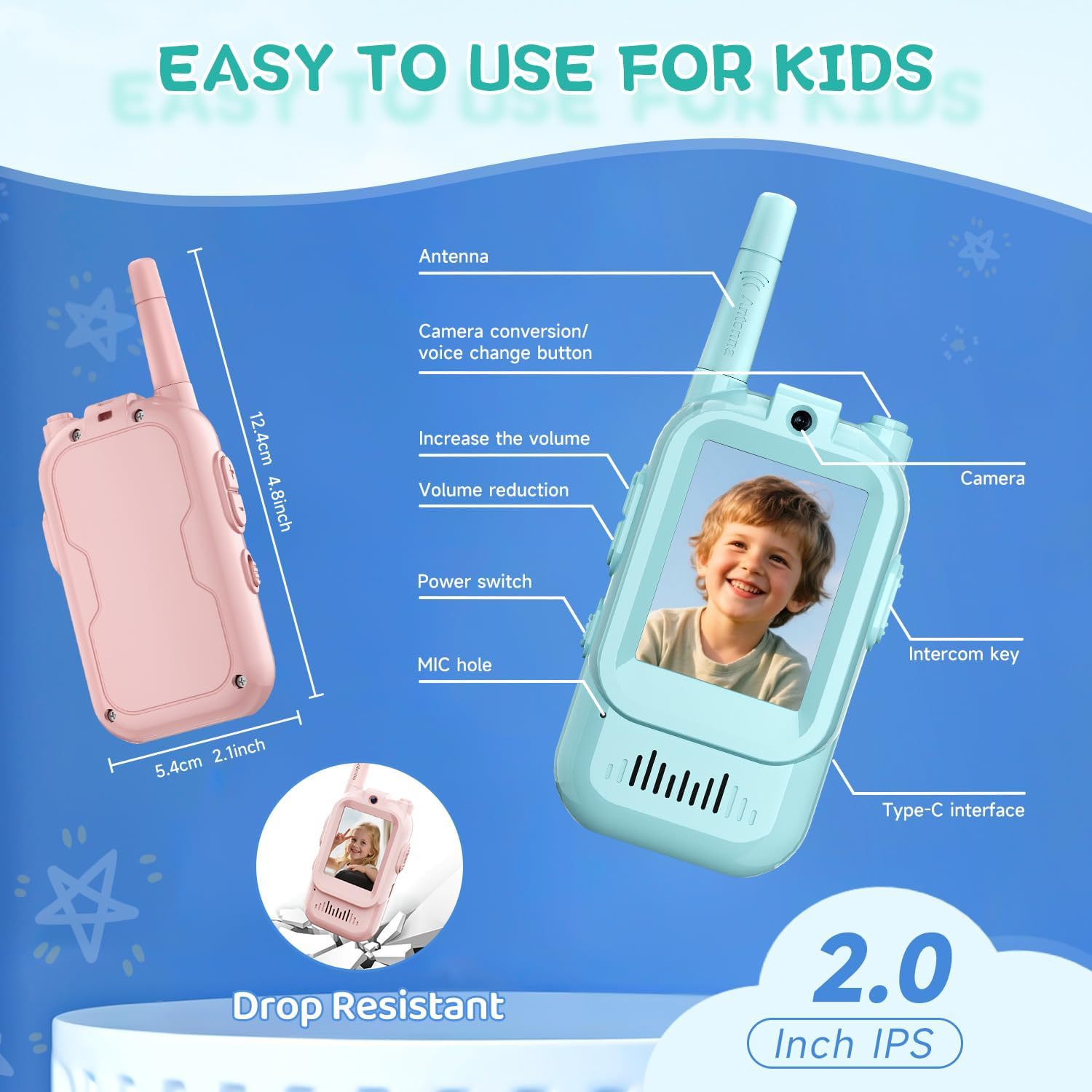 วิทยุสื่อสารสำหรับเด็ก ไม่ต้อง - Toys For Kids Video บทวิจารณ์และราคา