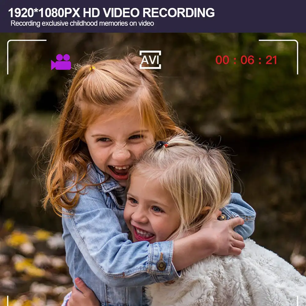 1080P HD กล้องวิดีโอเดี่ยวกล้อ - Toys For Kids Video บทวิจารณ์และราคา