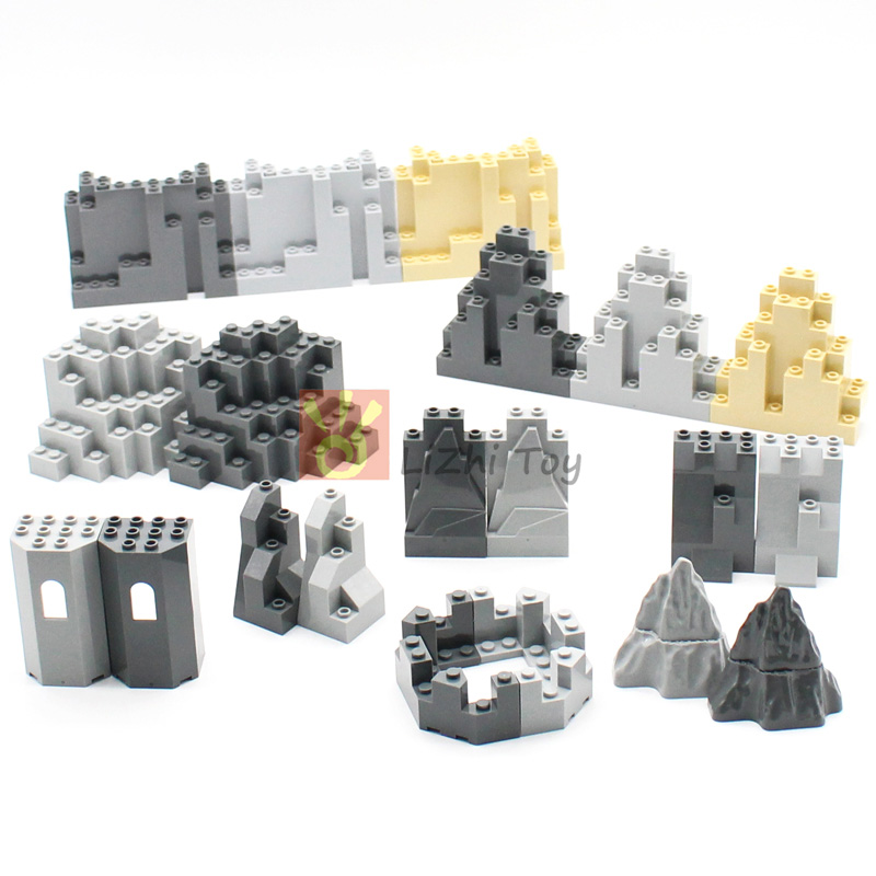MOC อิฐปราสาท Mountain Rockery - Lego Set Creator บทวิจารณ์และราคา