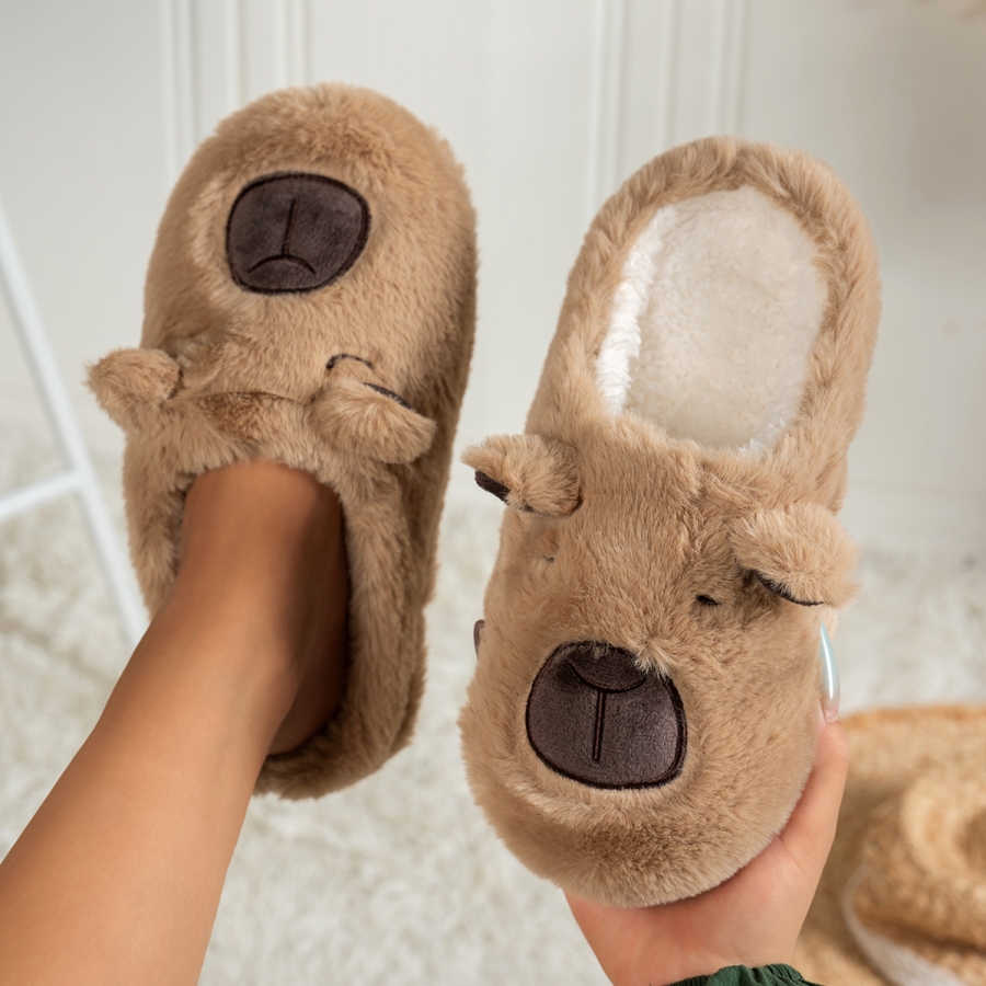 รองเท้าแตะการ์ตูนผู้หญิง ลายคา - Soft Plush Doll บทวิจารณ์และราคา